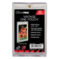 Obal na kartu - UltraPro Vintage Card UV One Touch Magnetic Holder (na karty cca 6,67 x 9,53 cm)