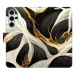 iSaprio flip pouzdro BlackGold Marble pro Samsung Galaxy S23 FE