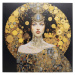 KARE Design Skleněný obraz Art Nouveau Lady 3D 120x120cm