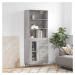 vidaXL Skříň highboard šedá sonoma 69,5 x 34 x 180 cm kompozitní dřevo