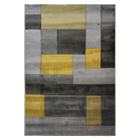 Flair Rugs koberce Kusový koberec Hand Carved Cosmos Ochre Rozměry koberců: 80x150