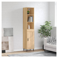 vidaXL Skříň highboard dub sonoma 34,5 x 34 x 180 cm kompozitní dřevo