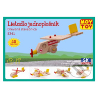 MOY TOY Lietadlo jednoplošník (drevená stavebnica) - hra z kategorie Stavebnice