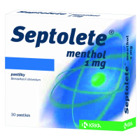 Septolete Menthol pas.30x1mg II