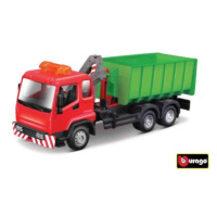 Bburago 1:43 servisní vozidlo Hooklift and Crane Truck