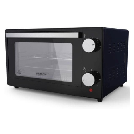 Brock mini elektrická trouba 9 l, 650 W, černá, samostatně stojící