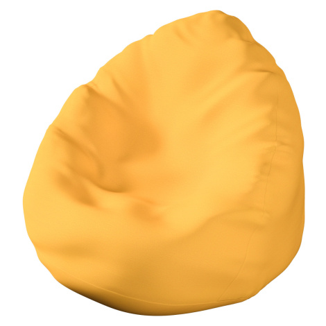 Dekoria Sedací vak s volbou látky - 3 velikosti, slunečně žlutá, Ø50 x 85 cm, Loneta, 133-40