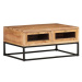 SHUMEE Konferenční stolek 90 × 60 × 40 cm masivní akáciové dřevo , 323506