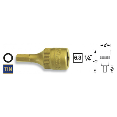 Vnější nástrčný klíč 1/4" HEX 5 mm, Hazet 8501-5 - HA036899