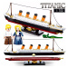 Stavebnice Loď Rms Titanic Parník Velká Loď, 2 Figurky MĚŘÍTKO1:700 481ele