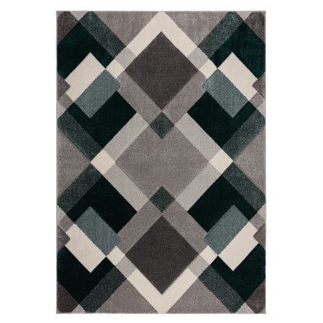 Flair Rugs koberce Kusový koberec Hand Carved Nimbus Green - 160x230 cm