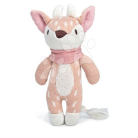 Panenka pletená jelen Fearne Deer Knitted Baby Doll ThreadBear 18 cm z jemné a měkké bavlny s dá