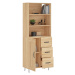 vidaXL Skříň highboard dub sonoma 69,5 x 34 x 180 cm kompozitní dřevo