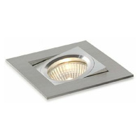 BPM Vestavné svítidlo Aluminio Plata, kartáčovaný hliník 1x50W 230V 3000GU