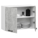 Ak furniture Kuchyňská závěsná skříňka Olivie W I 80 cm bílá/beton