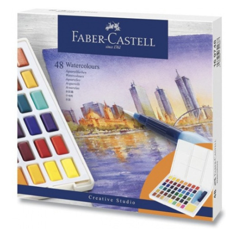 Vodové barvy Faber Castell s paletou 48 ks Faber-Castell