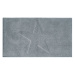 KELA Koupelnová předložka LINDANO 100% bavlna šedá 100x60cm KL-21171