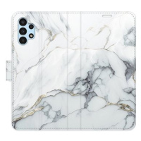 iSaprio flip pouzdro SilverMarble 15 pro Samsung Galaxy A13 / A13 5G