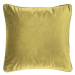 Zeleno-žlutý polštář Tiseco Home Studio Velvety, 45 x 45 cm
