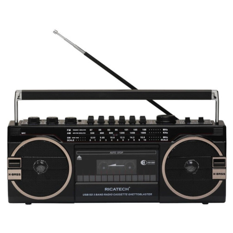 Ricatech PR1980 Ghettoblaster Retro rádio