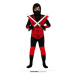 Dětský kostým ninja červený 7-9 let