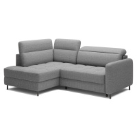 Rohová sedací souprava Barea s pohyblivými opěrkami hlavy a kovovými nožkami - ELTAP