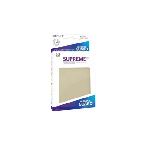 60 Ultimate Guard Supreme UX Japanese Size Sleeves (Sand)