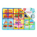 Playgo 90383 puzzle magnetické deskové doprava