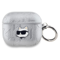 Karl Lagerfeld PU Embossed Choupette Head Pouzdro pro AirPods 3 KLA3PGCHPS