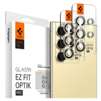 Spigen Glass tR EZ Fit Optik Pro 2 Pack ochranné sklo na fotoaparát Samsung Galaxy S24 Ultra žlu