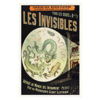 Obrazová reprodukce Les Invisibles ((Vintage Cinema / Retro Movie Theatre Poster / Horror & Sci-