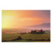 Fotografie Farm in Tuscany at dawn, mammuth, 40 × 26.7 cm