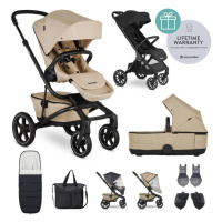 EASYWALKER Kočárek kombinovaný Jimmey Sand Taupe XXL RWS + Jackey XL Shadow Black