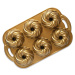 NW Mini bábovky Vodní vír plát se 6 formičkami 3 cup zlatá - Nordic Ware
