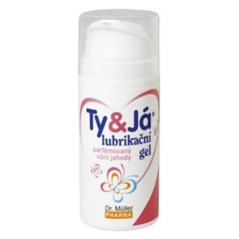 DR. MÜLLER Ty & Já Lubrikační parfémovaný gel vůní jahody 100 ml Dr.Müller