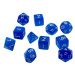 Sada kostek UltraPro Eclipse Acrylic RPG s krabičkou - 11 ks - Pacific Blue