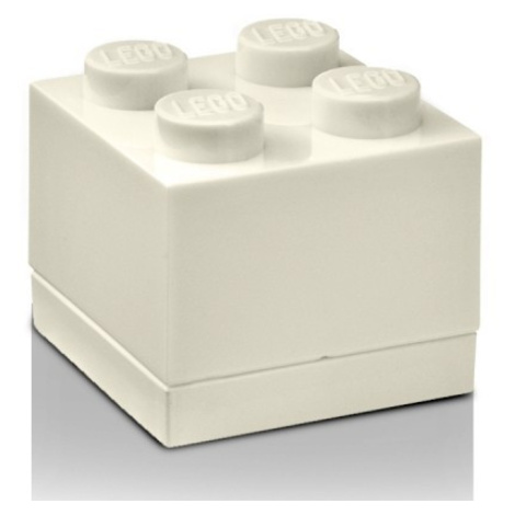 Lego® mini box 45x45x42 bílý