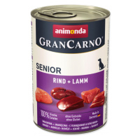 Konzerva Animonda Gran Carno Senior hovězí + jehně 400g
