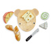 Dřevěné prkýnko se sýrem Cheese Chopping Board Tender Leaf Toys s nožem na krájení od 24 měsíců