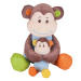 Bigjigs Toys Bigjigs Baby Textilní postavička opička Cheeky velká