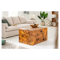 LuxD Designový konferenční stolek Junk 90 cm teak