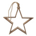 Hvězda z mangového dřeva ORION 33cm