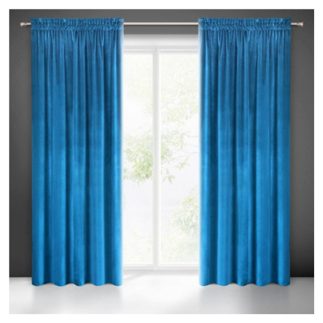 Jednobarevný dekorační závěs s sametové látky Délka: 300 cm