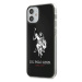US Polo pouzdro na iPhone 12 Mini 5.4" Black Shiny Big Logo