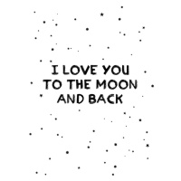 Ilustrace I love you to the moon and back, Finlay & Noa, 30 × 40 cm