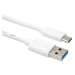 PremiumCord kabel USB-A - USB-C 3.2 gen 2, 3A, 2m, bílá - ku31ck2w