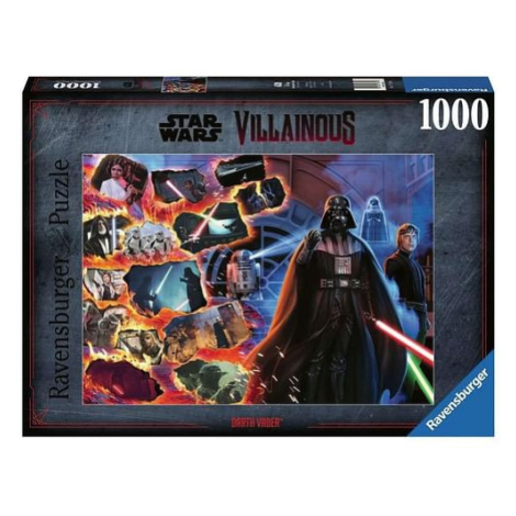 Puzzle Star Wars Villainous - Darth Vader, 1000 dílků RAVENSBURGER