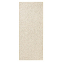 Krémový běhoun 80x300 cm Wolly – BT Carpet