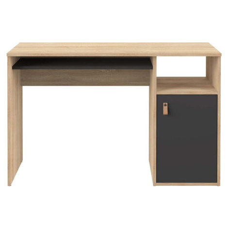 Pracovní stůl s deskou v dubovém dekoru 50x115 cm Oxford – TemaHome