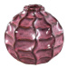 Váza koule s úzkým hrdlem keramická EVYS XS červená 14cm